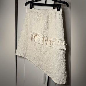 Gorgeous cream color ruffled skirt